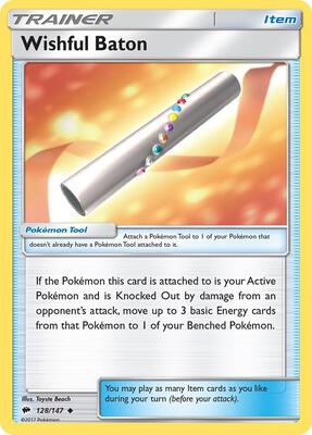 Wishful Baton card from SM - Burning Shadows