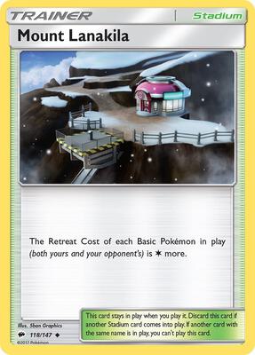 Mount Lanakila card from SM - Burning Shadows