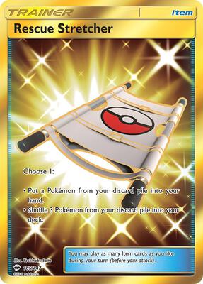 Rescue Stretcher (Secret) card from SM - Burning Shadows