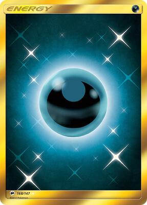 Darkness Energy (Secret) card from SM - Burning Shadows