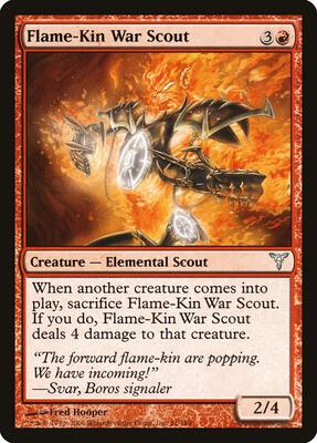 Flame-Kin War Scout card from Dissension