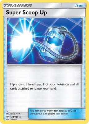 Super Scoop Up card from SM - Burning Shadows