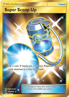Super Scoop Up (Secret) card from SM - Burning Shadows