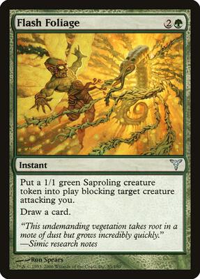 Flash Foliage card from Dissension
