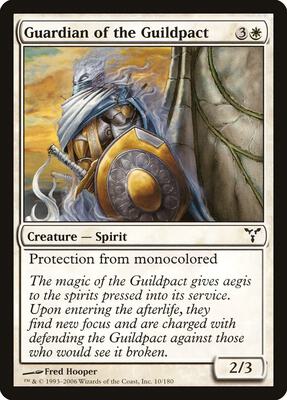 Guardian of the Guildpact card from Dissension