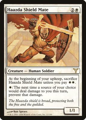 Haazda Shield Mate card from Dissension