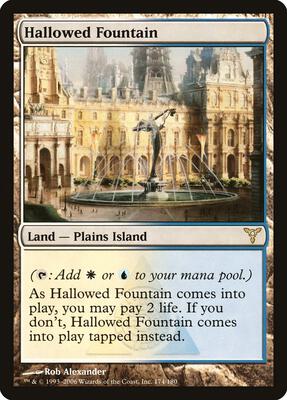 Hallowed Fountain card from Dissension