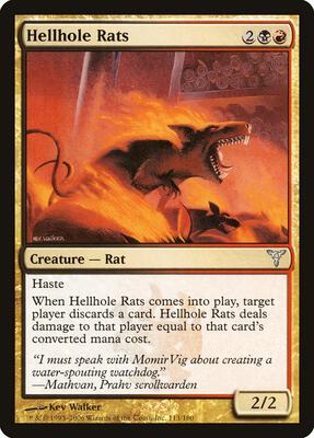 Hellhole Rats card from Dissension
