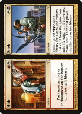 Hide // Seek card from Dissension