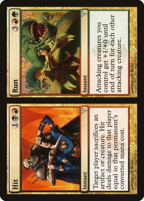 Hit // Run card from Dissension