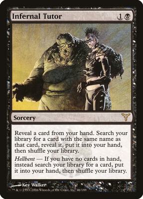 Infernal Tutor card from Dissension
