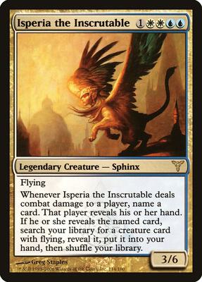 Isperia the Inscrutable card from Dissension