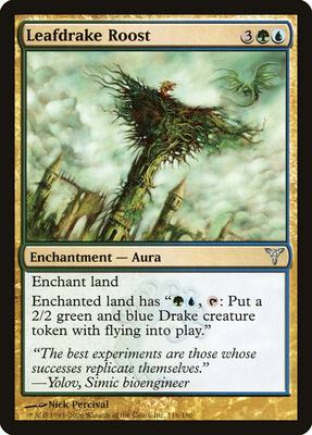 Leafdrake Roost card from Dissension