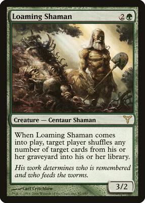 Loaming Shaman card from Dissension