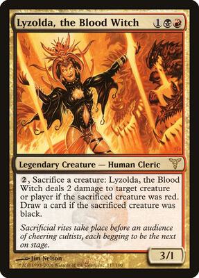 Lyzolda, the Blood Witch card from Dissension