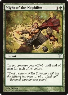 Might of the Nephilim card from Dissension