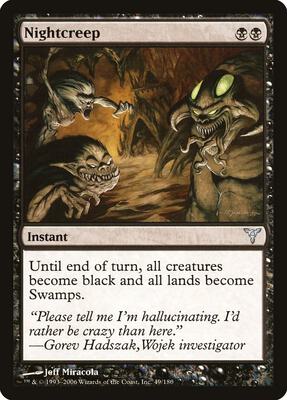 Nightcreep card from Dissension