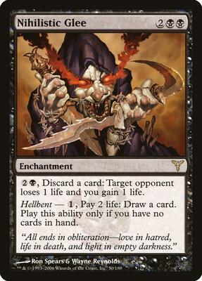 Nihilistic Glee card from Dissension