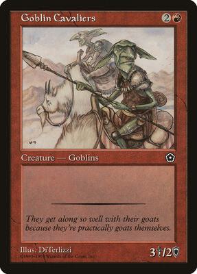 Goblin Cavaliers card from Portal Second Age