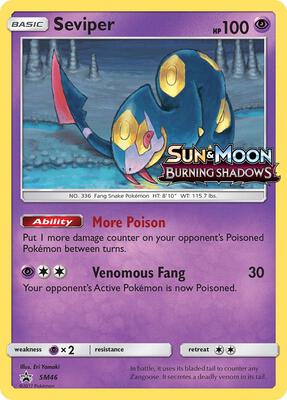 Seviper - SM46 (Prerelease) card from SM Promos