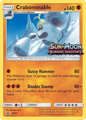 Crabominable - SM47 (Prerelease) card from SM Promos