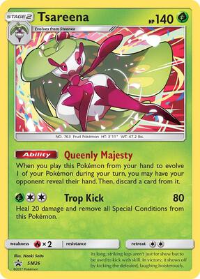 Tsareena - SM26 card from SM Promos