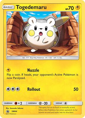 Togedemaru - SM44 card from SM Promos