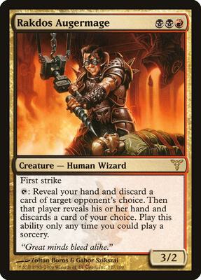 Rakdos Augermage card from Dissension