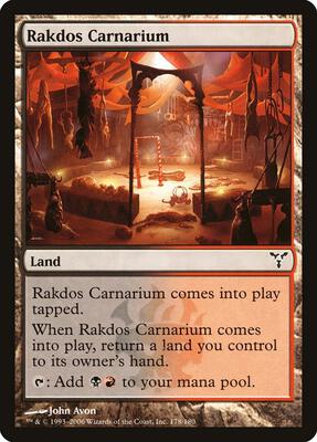 Rakdos Carnarium card from Dissension