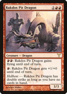Rakdos Pit Dragon card from Dissension