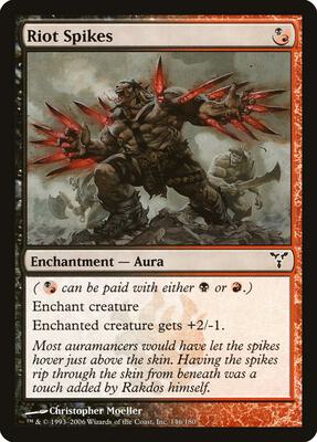 Riot Spikes card from Dissension