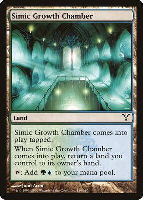 Simic Growth Chamber card from Dissension