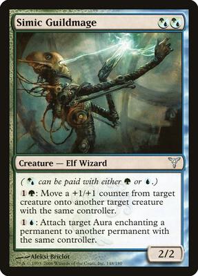 Simic Guildmage card from Dissension