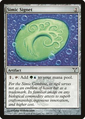 Simic Signet card from Dissension