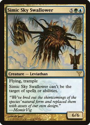 Simic Sky Swallower card from Dissension
