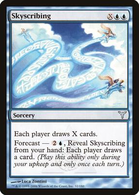 Skyscribing card from Dissension