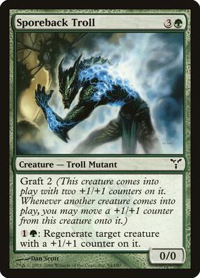 Sporeback Troll card from Dissension