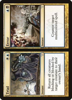 Trial // Error card from Dissension