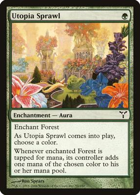 Utopia Sprawl card from Dissension
