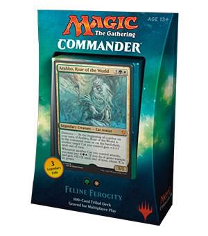 Commander 2017 Deck - Feline Ferocity card from Commander 2017