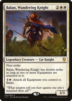 Balan, Wandering Knight card from Commander 2017