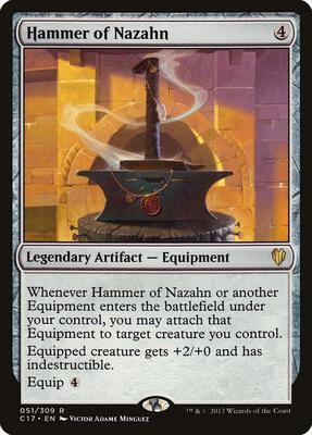 Hammer of Nazahn card from Commander 2017