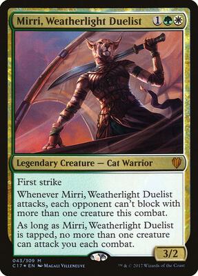 Mirri, Weatherlight Duelist card from Commander 2017