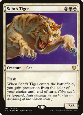 Seht's Tiger card from Commander 2017