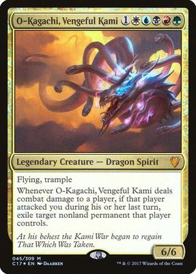 O-Kagachi, Vengeful Kami card from Commander 2017