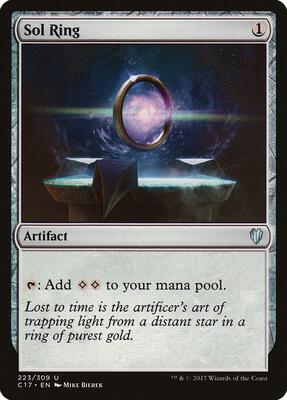 Sol Ring card from Commander 2017
