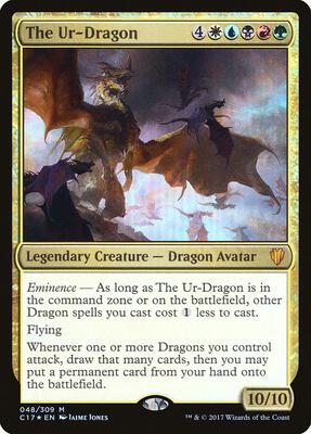 The Ur-Dragon card from Commander 2017