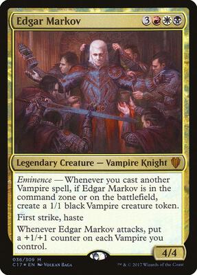 Edgar Markov card from Commander 2017