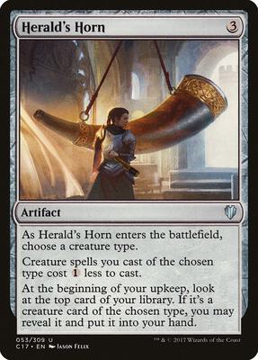 Herald's Horn card from Commander 2017