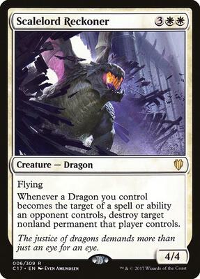 Scalelord Reckoner card from Commander 2017